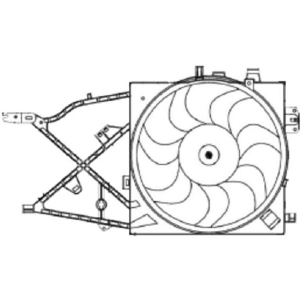 Eletroventilador para Chevrolet Vectra - Magneti Marelli - EMM2033GM