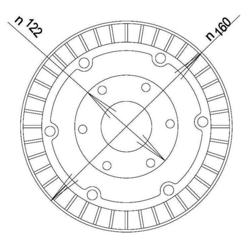 Embreagem Viscosa - Magneti Marelli - E4658MM