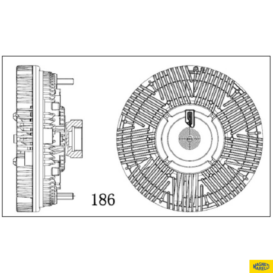 Embreagem Viscosa - Magneti Marelli - VMM4008VW