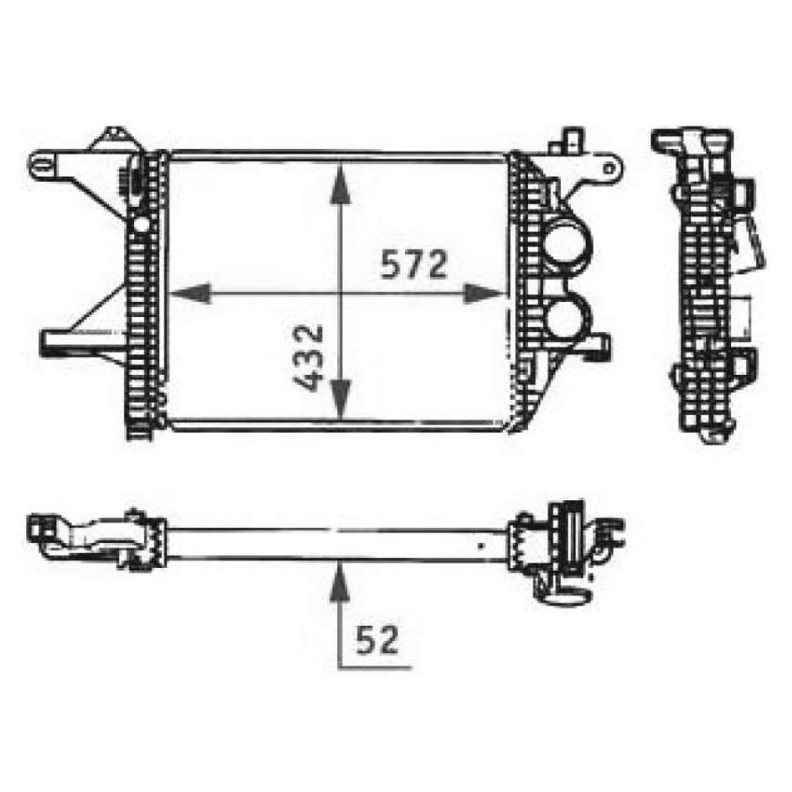 Intercooler - Magneti Marelli - L0212MM