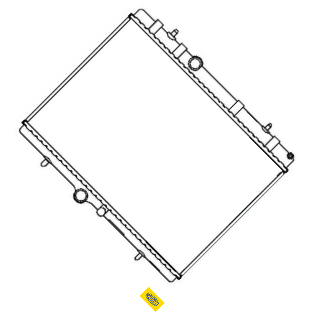 Radiador de Água - Magneti Marelli - RMM1302PE