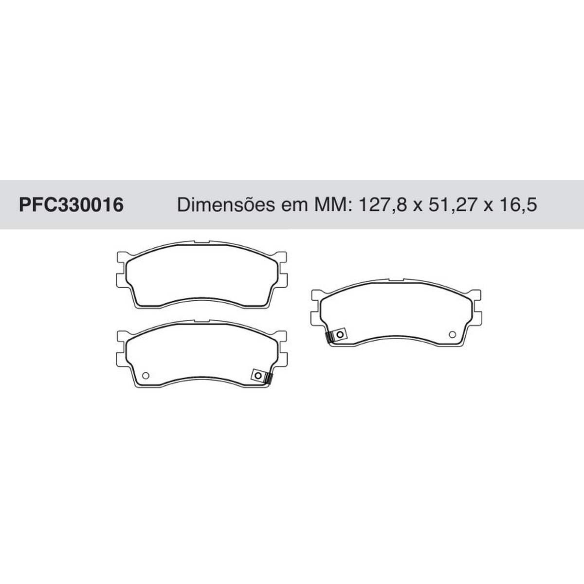 Jogo De Pastilha De Freio Dianteira - Cofap - PFC330016