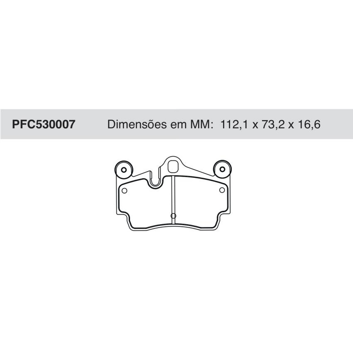 Jogo de Pastilha de Freio Traseira - Cofap - PFC530007