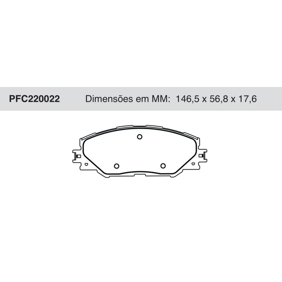 Jogo De Pastilha De Freio Dianteira - Cofap - PFC220022