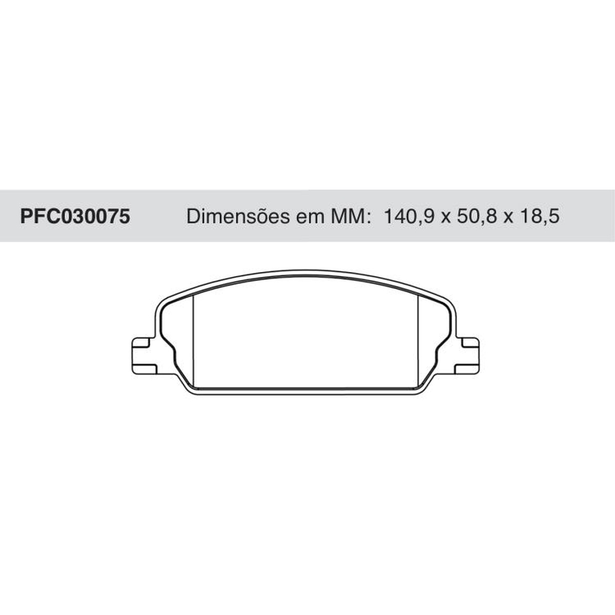 Jogo De Pastilha De Freio Dianteira - Cofap - PFC030075
