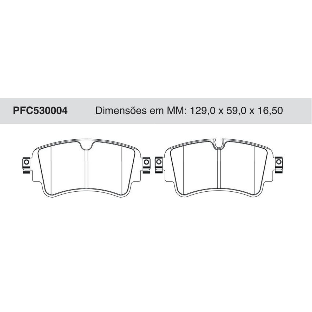 Jogo De Pastilha De Freio Traseira - Cofap - PFC530004