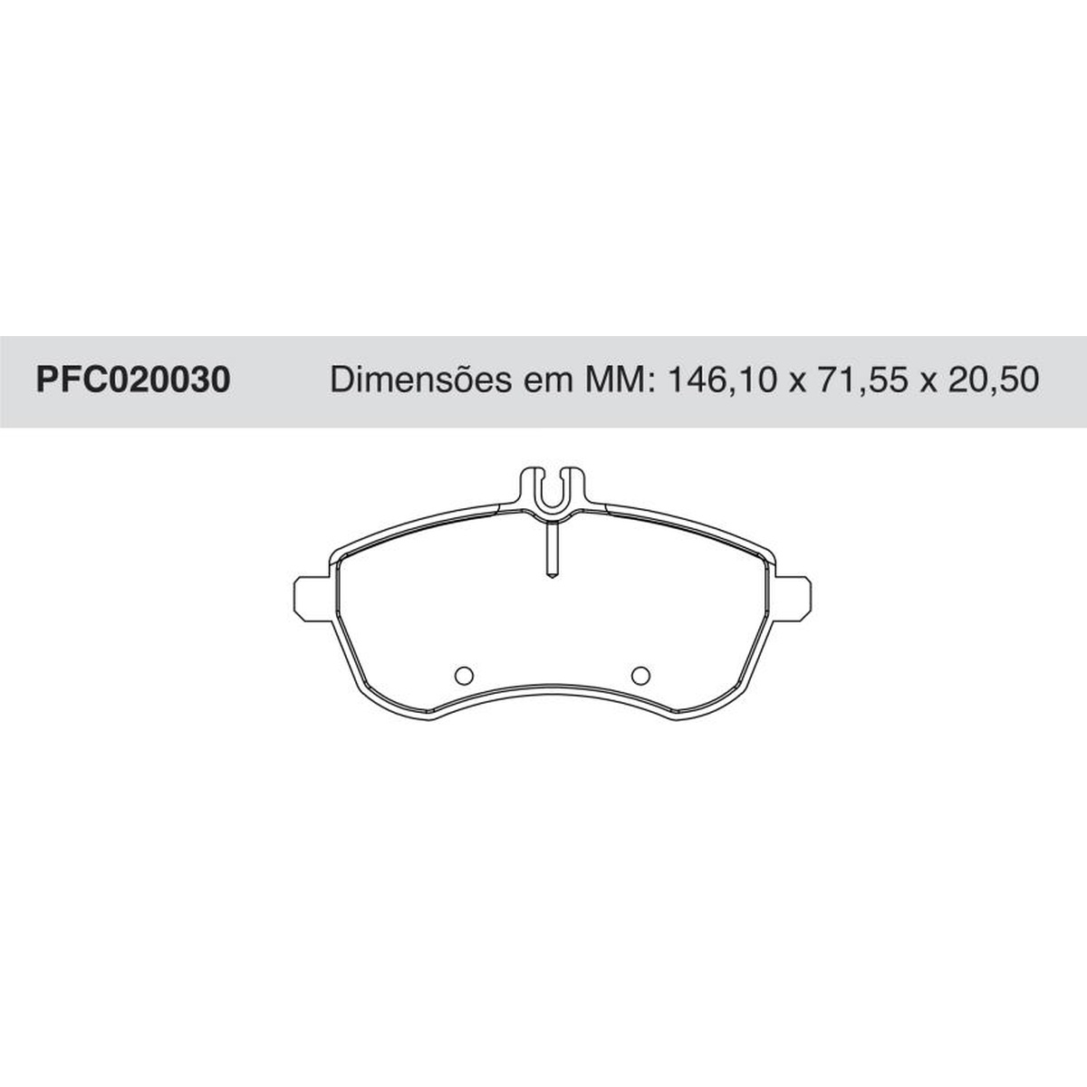 Jogo De Pastilha De Freio Dianteira - Cofap - PFC020030