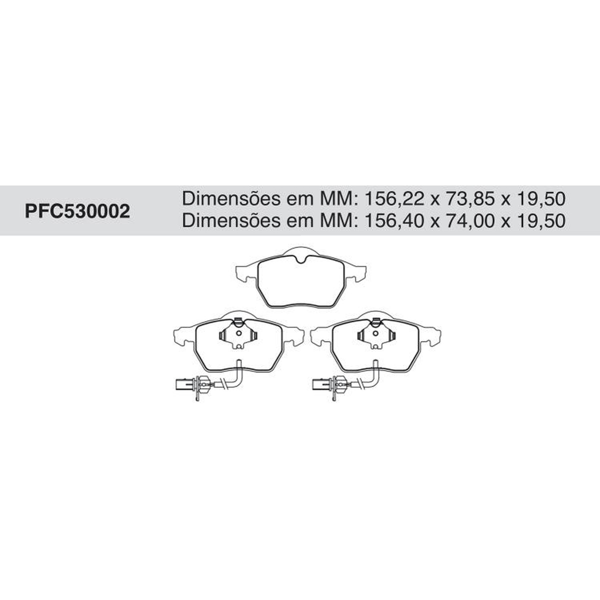 Jogo De Pastilha De Freio Dianteira - Cofap - PFC530002