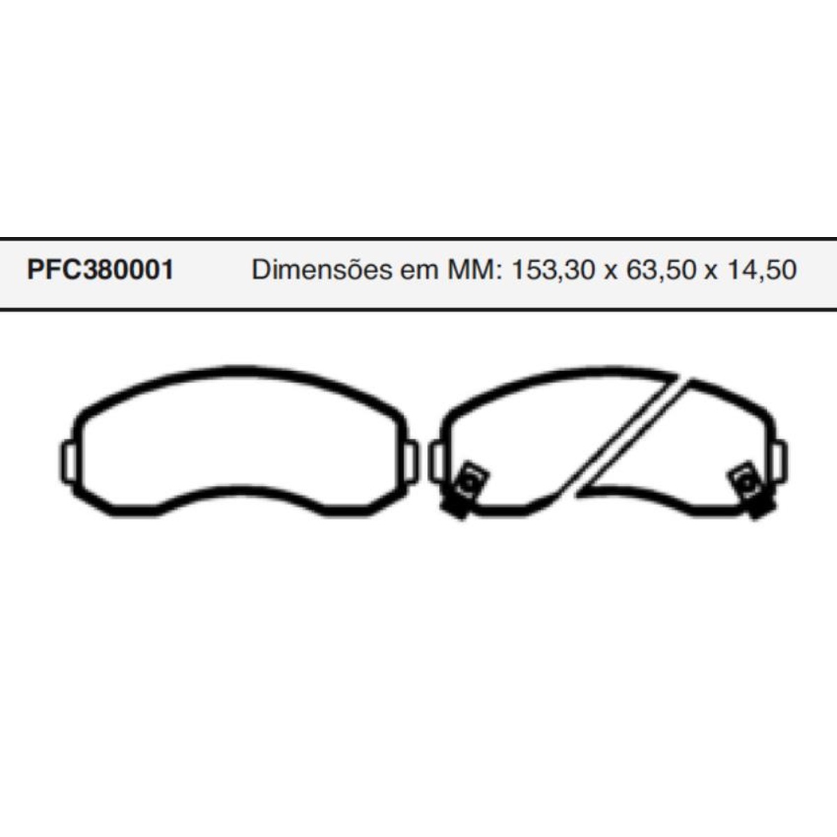 Jogo De Pastilha De Freio Dianteira - Cofap - PFC380001