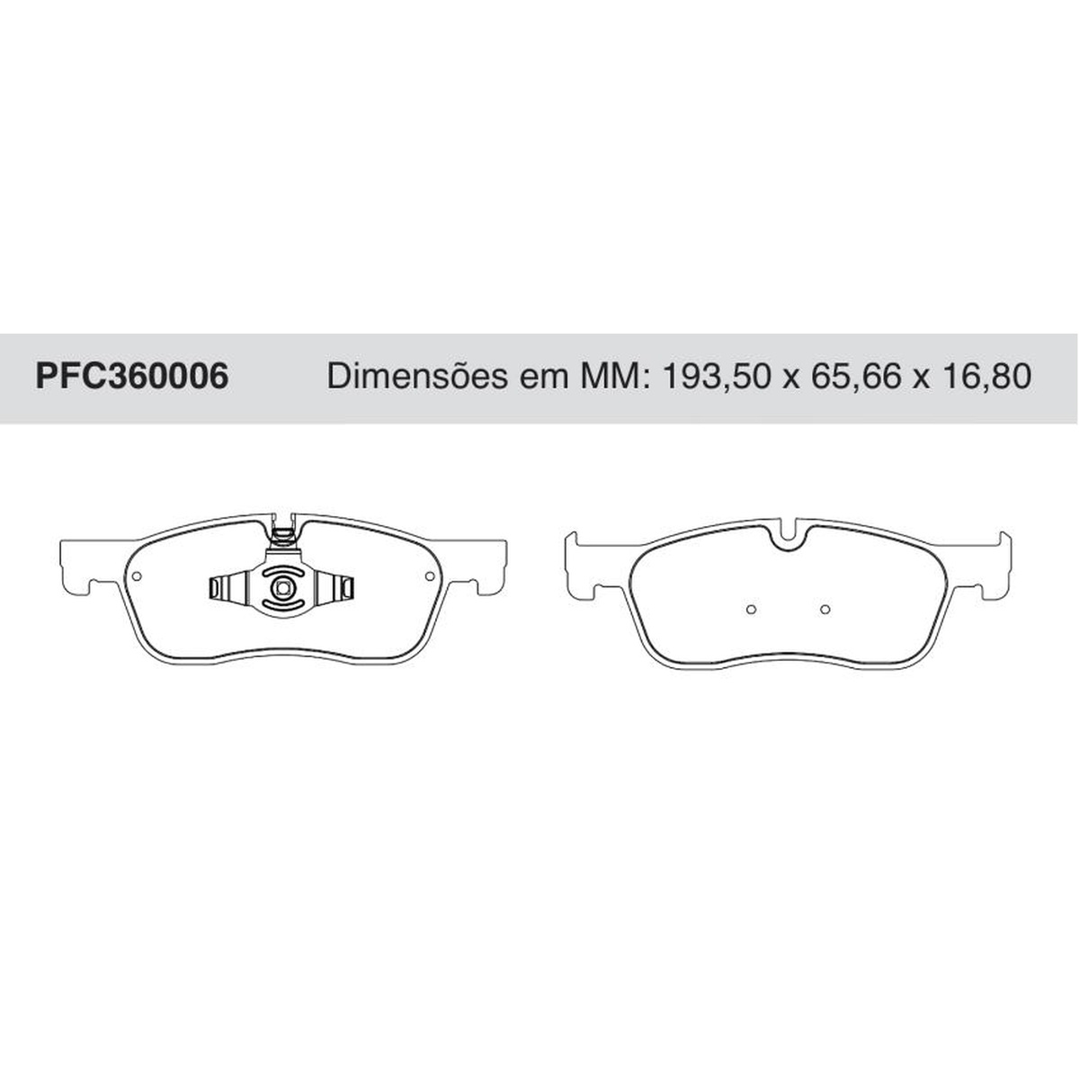 Jogo De Pastilha De Freio Dianteira - Cofap - PFC360006