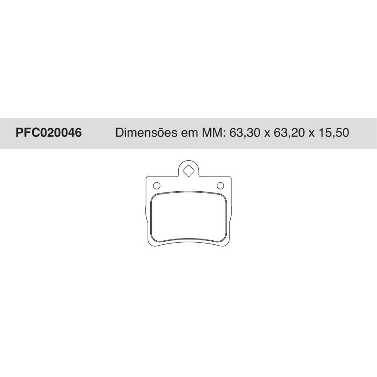 Jogo De Pastilha De Freio Traseira - Cofap - PFC020046