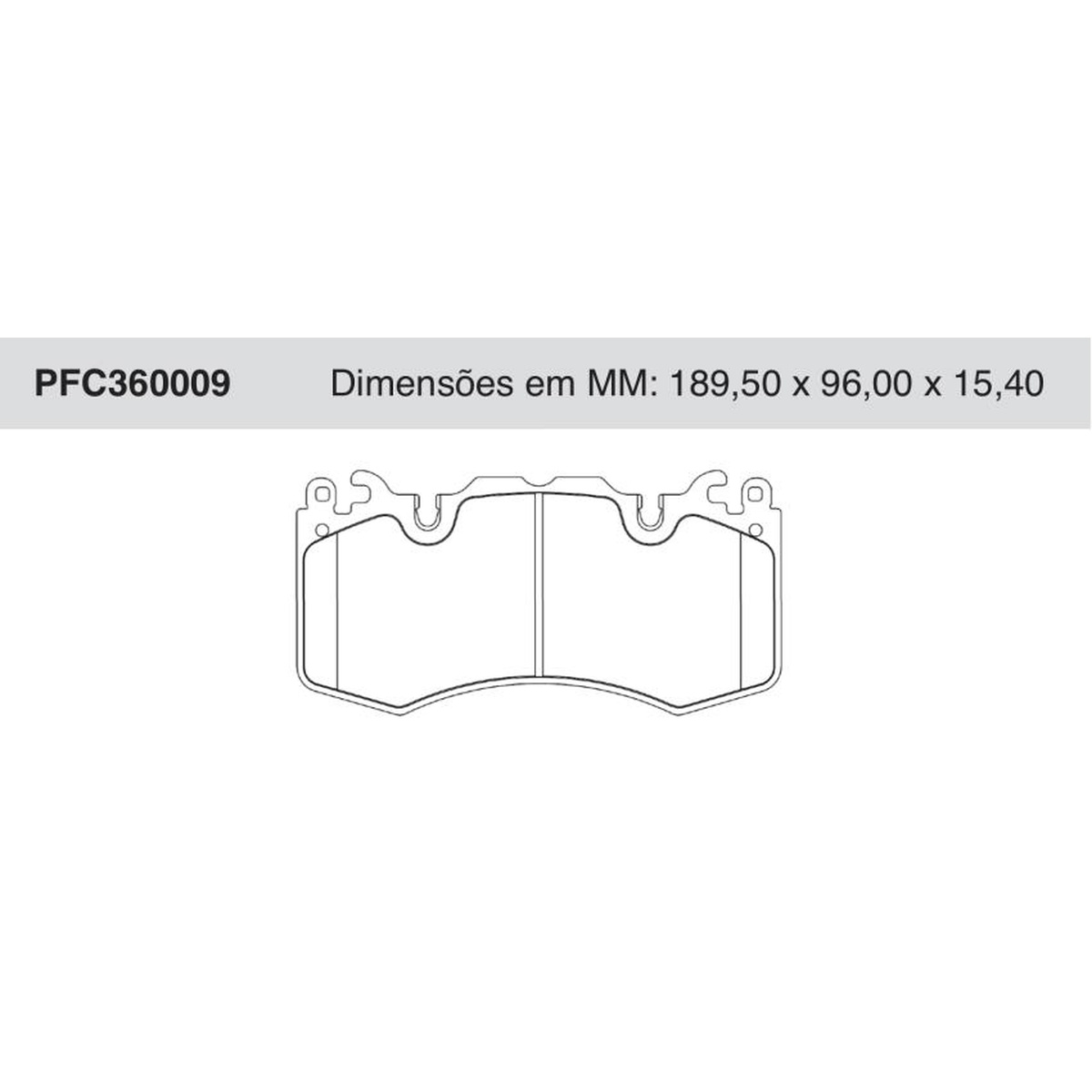 Jogo De Pastilha De Freio Dianteira - Cofap - PFC360009