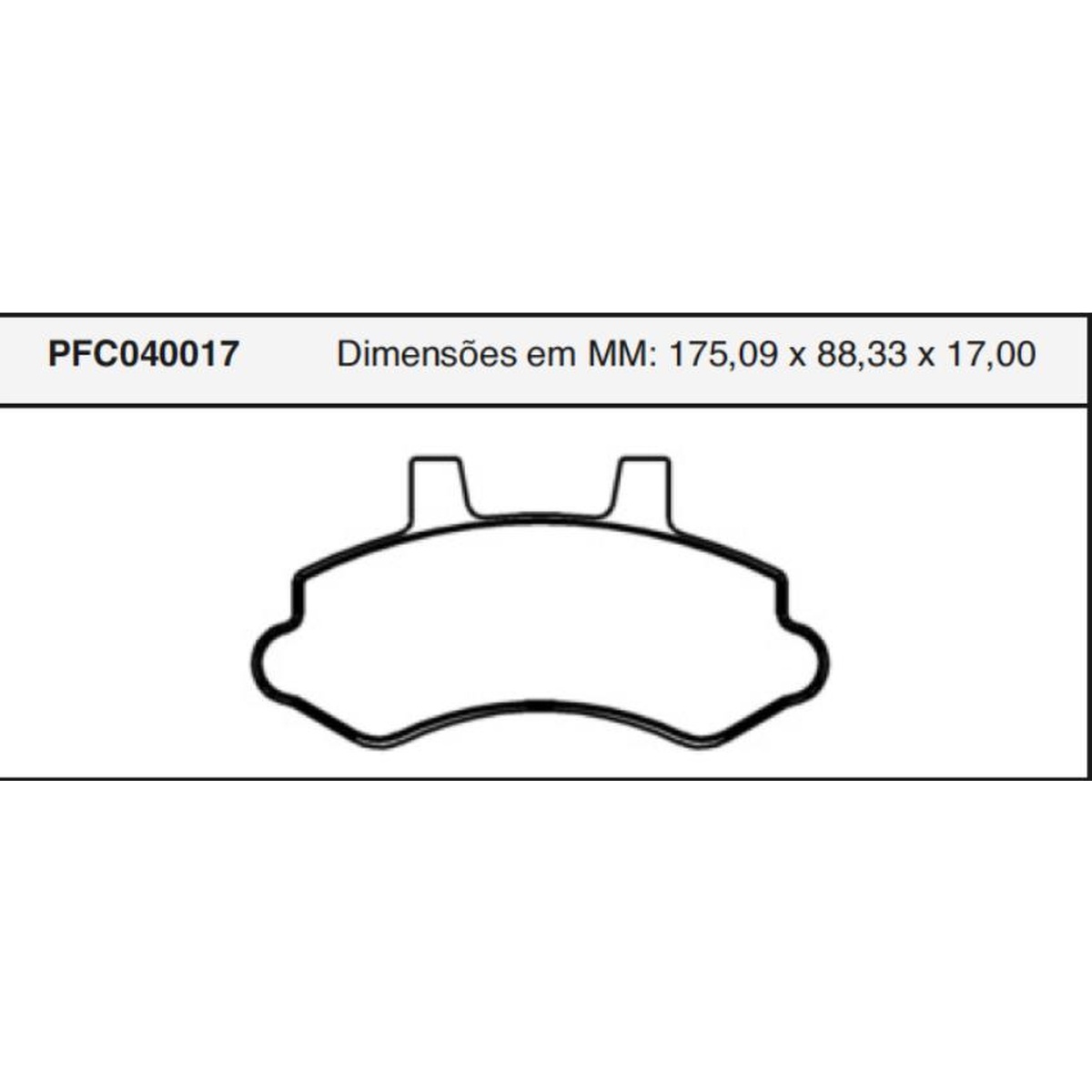 Jogo De Pastilha De Freio Dianteira - Cofap - PFC040017