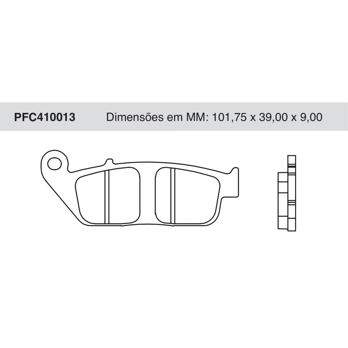 Jogo de Pastilha de Freio Dianteira para Honda CBR 600F - Cofap - PFC410013