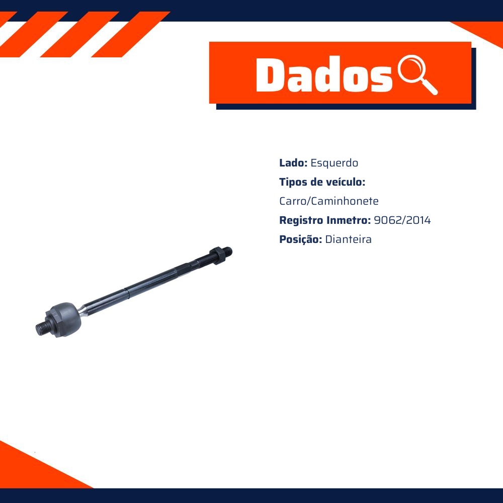 Terminal Axial Dianteiro para Fiat Strada - Cofap - TAC03029M