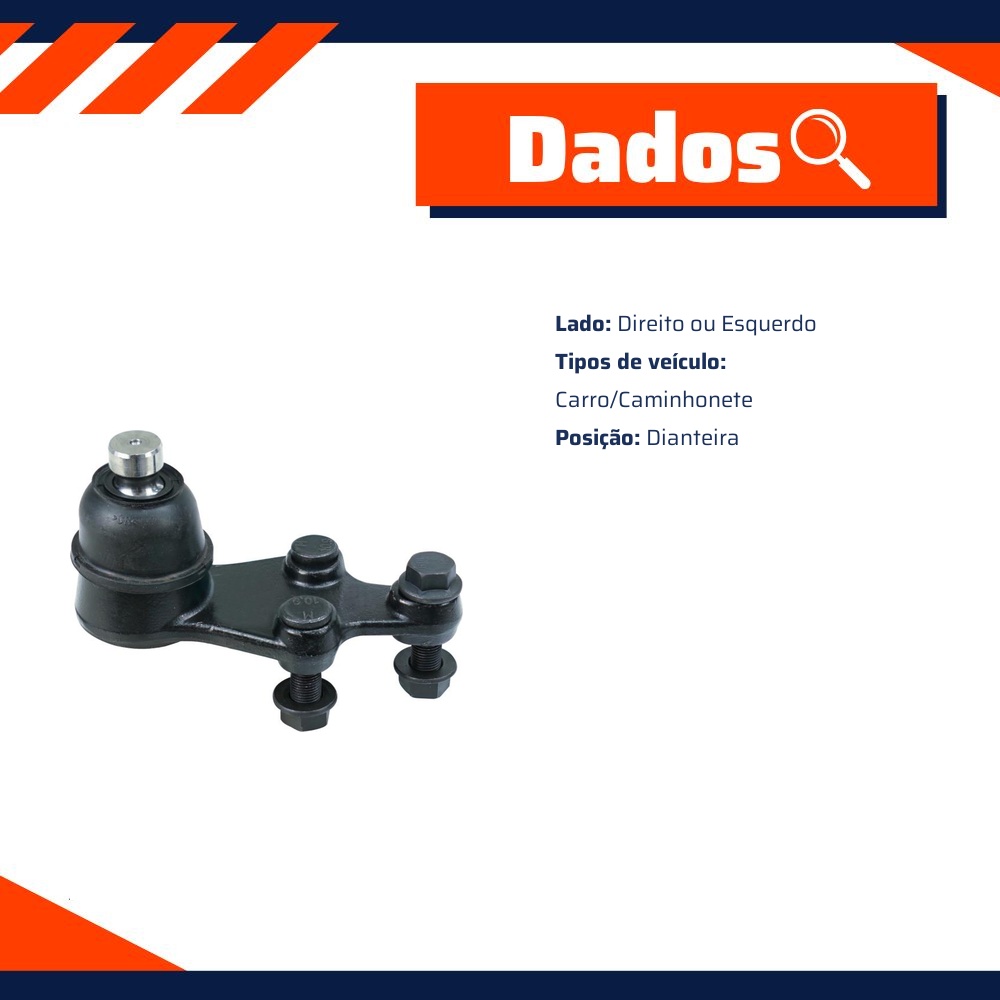 Pivô de Suspensão Dianteira para Hyundai Veracruz - Cofap - PSC32012M