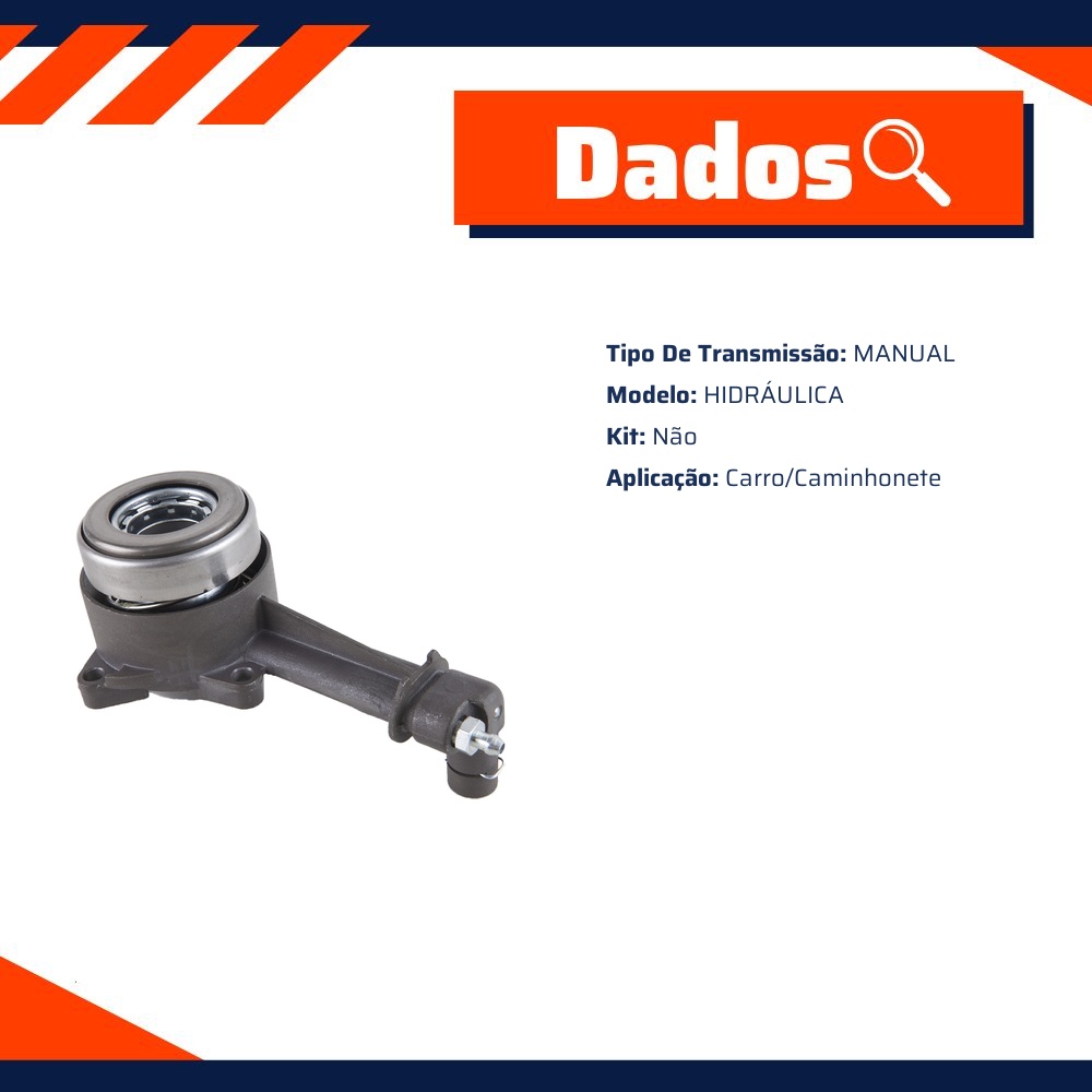 Atuador Hidráulico de Embreagem para Ford Focus e Focus Sedan - Indisa - AH204746