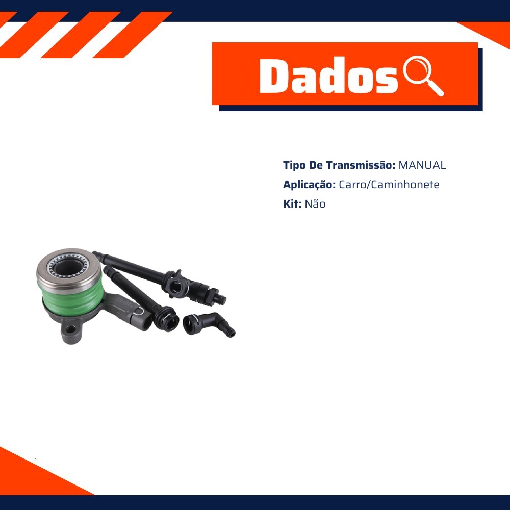 Atuador Hidráulico de Embreagem para Renault Master - Indisa - AH704909