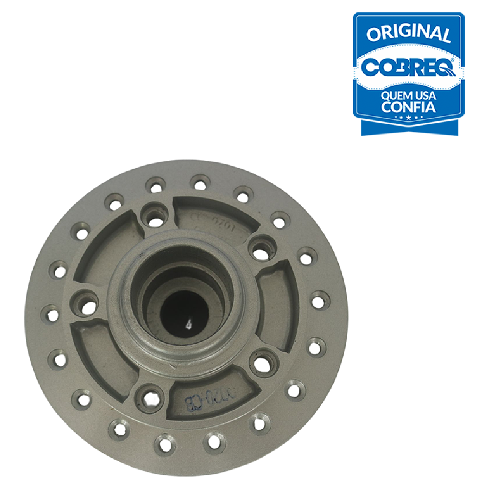 Cubo de Roda Dianteiro 5 Furos sem Rolamento para Honda CG 150 e NXR 150 BROS - Cobreq - 0020-CB