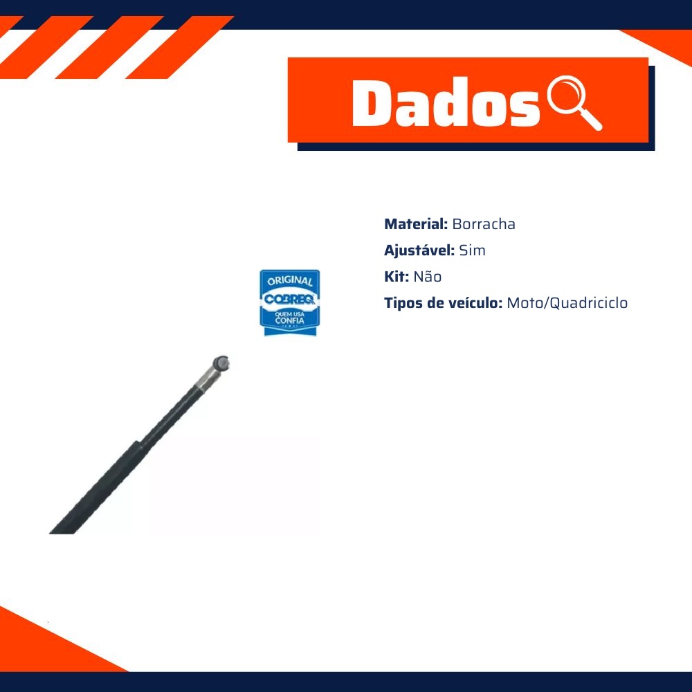 Cabo de Embreagem - Cobreq - 0031-CABOE
