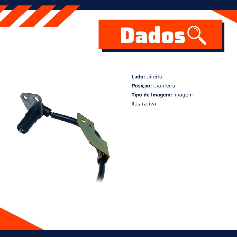Sensor do Freio ABS Dianteiro Direito - IMA - AL-2201