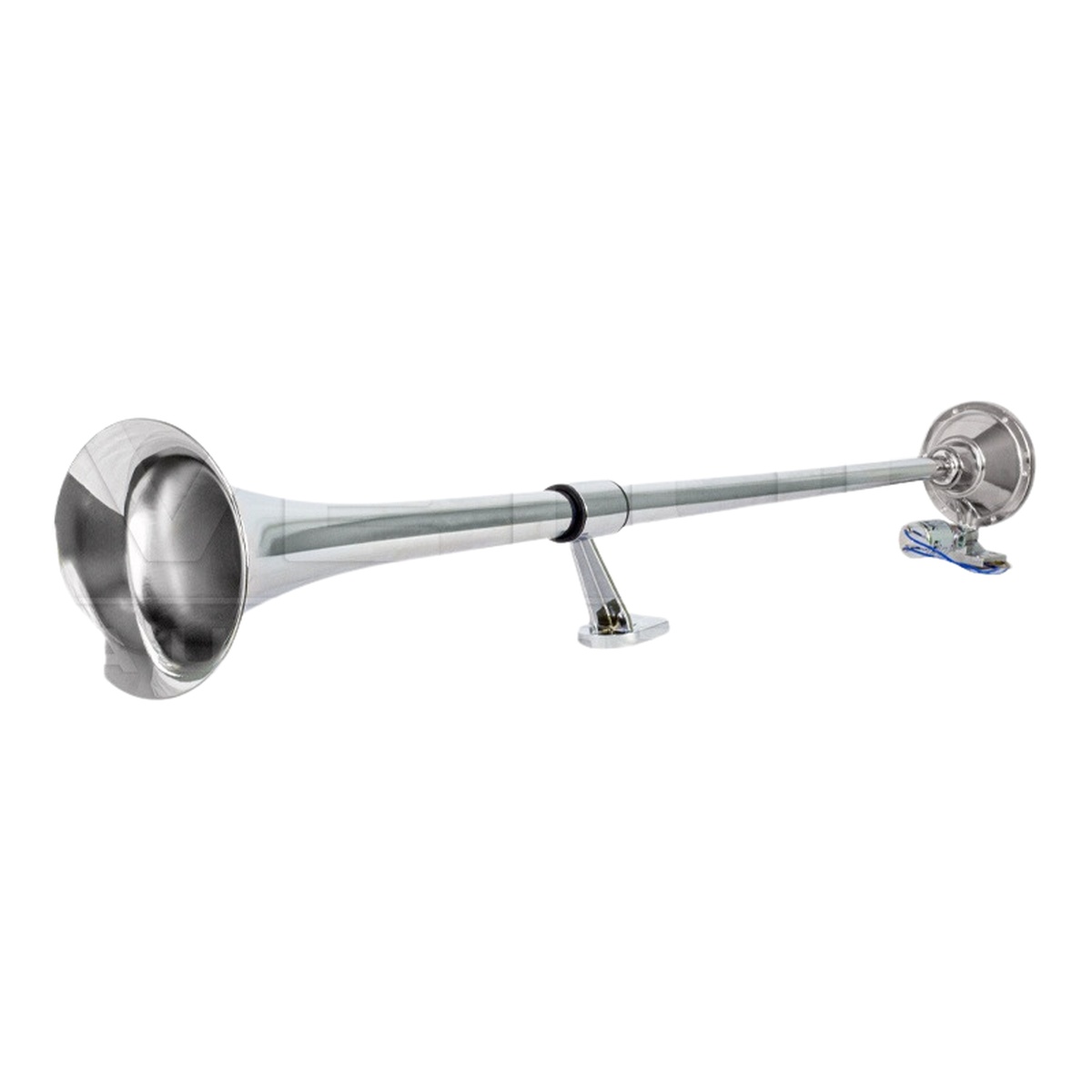 Buzina Eletropneumatica 1 Corneta Metal Cromada Bivolt - Vetor - VT062