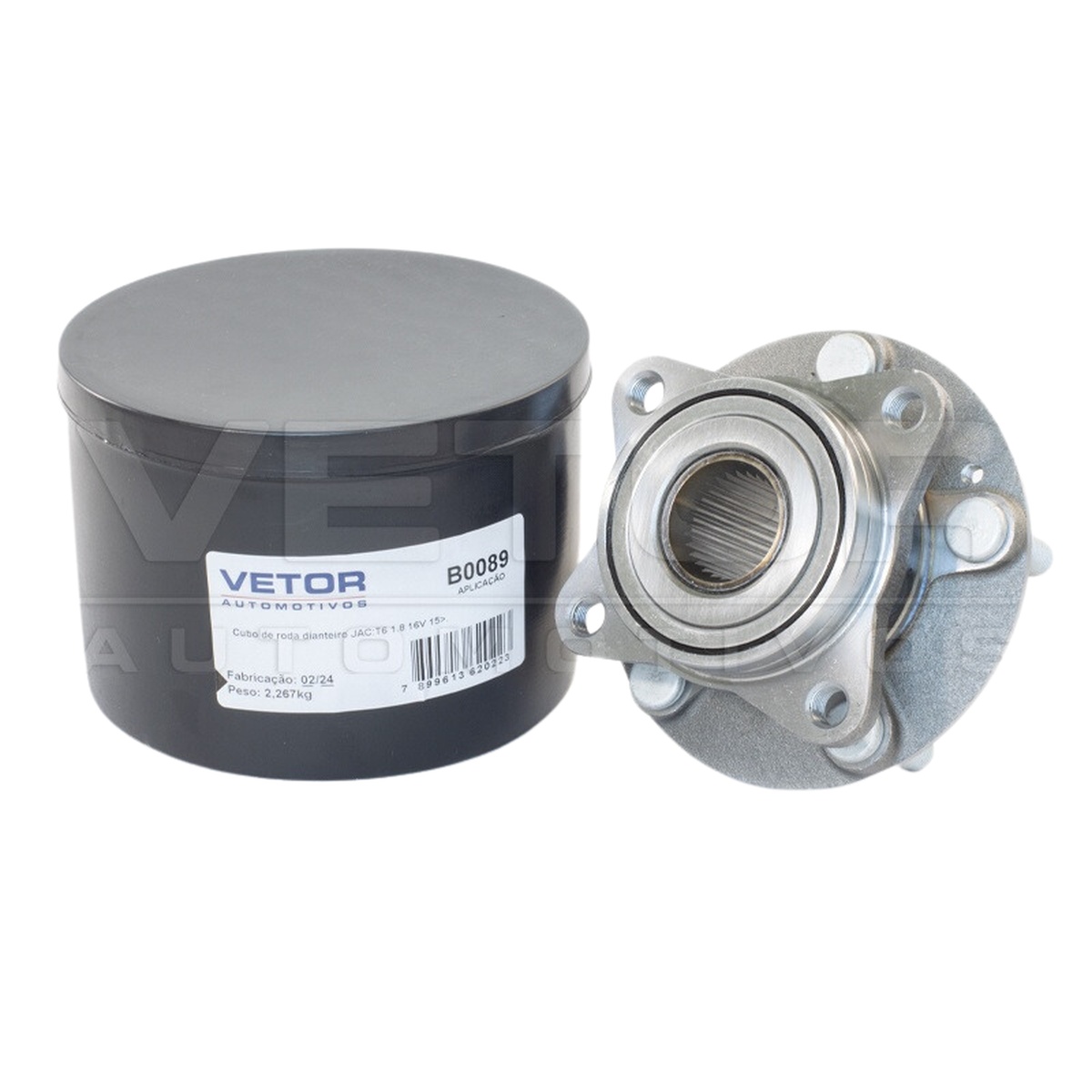 Cubo de Roda Dianteiro 30 Dentes com ABS para JAC T6 - Vetor - B0089