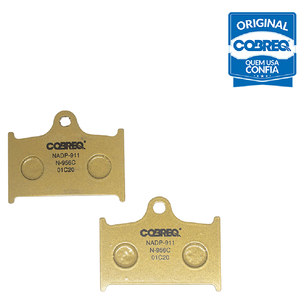 Jogo Pastilha de Freio Cerâmica Dianteira - Cobreq - N-956C