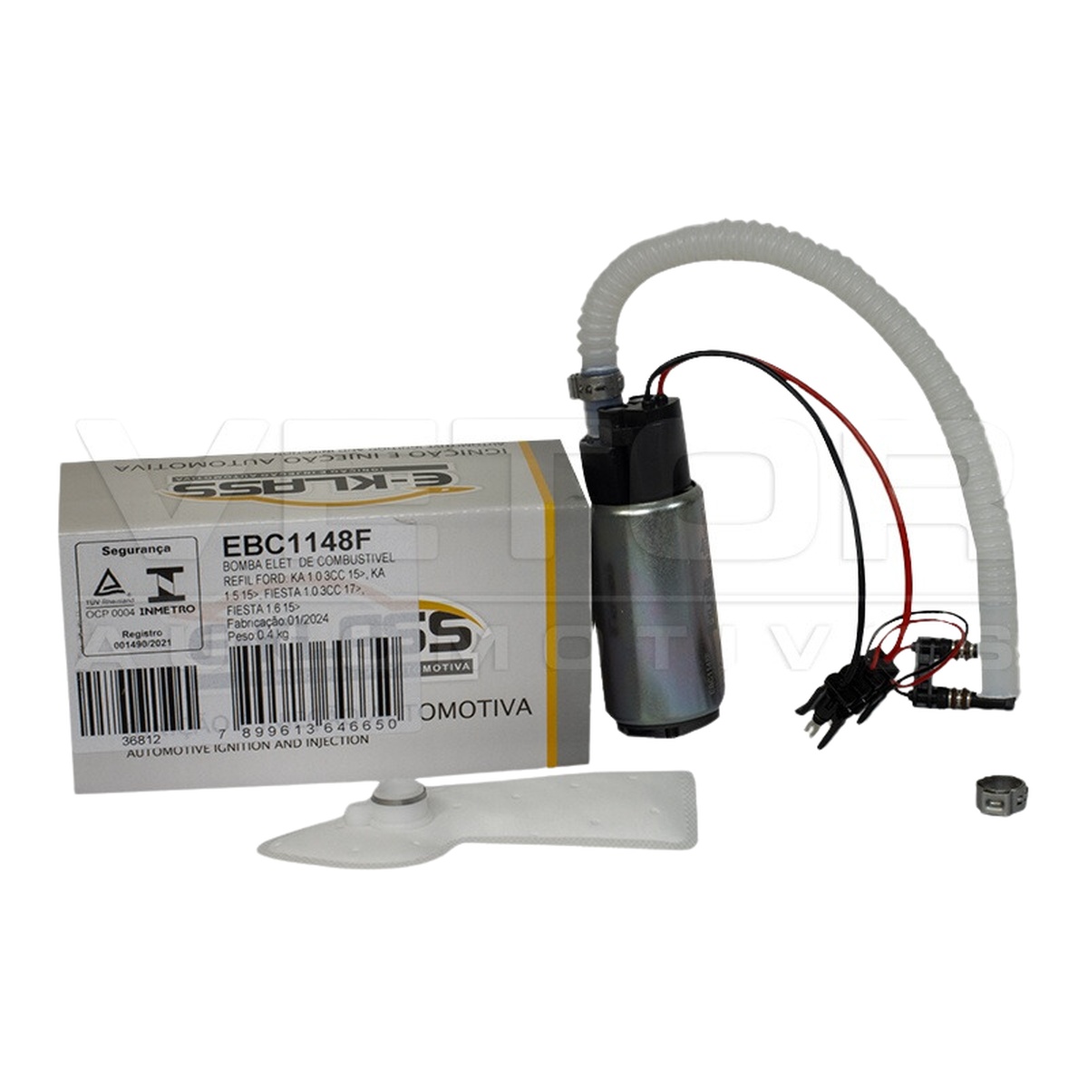 Bomba Eletrica de Combustivel para Ford Fiesta e Ka - E-Klass - EBC1148F