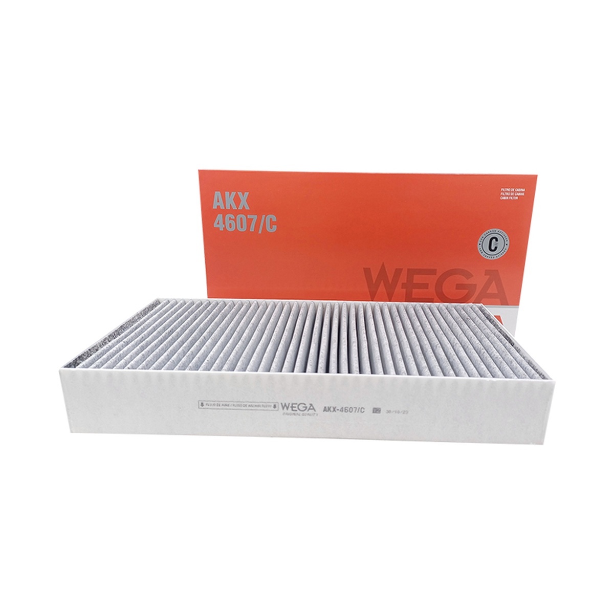 FIltro de Ar Condicionado Cabine com Carvão Ativado - Wega - AKX4607/C