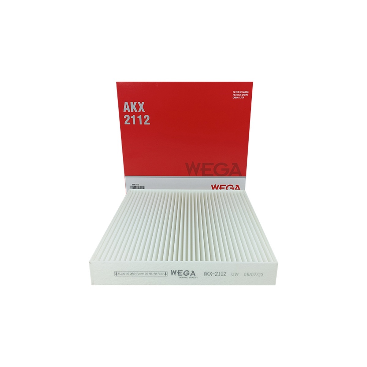 Filtro de Ar da Cabine para BYD Dolphin e YUAN - Wega - AKX-2112