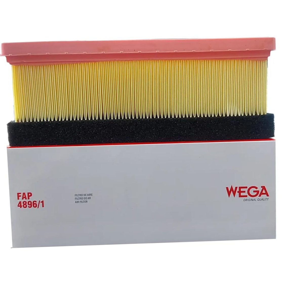 Filtro de Ar Citroen C3 e Peugeot 208 - Wega - FAP-4896/1