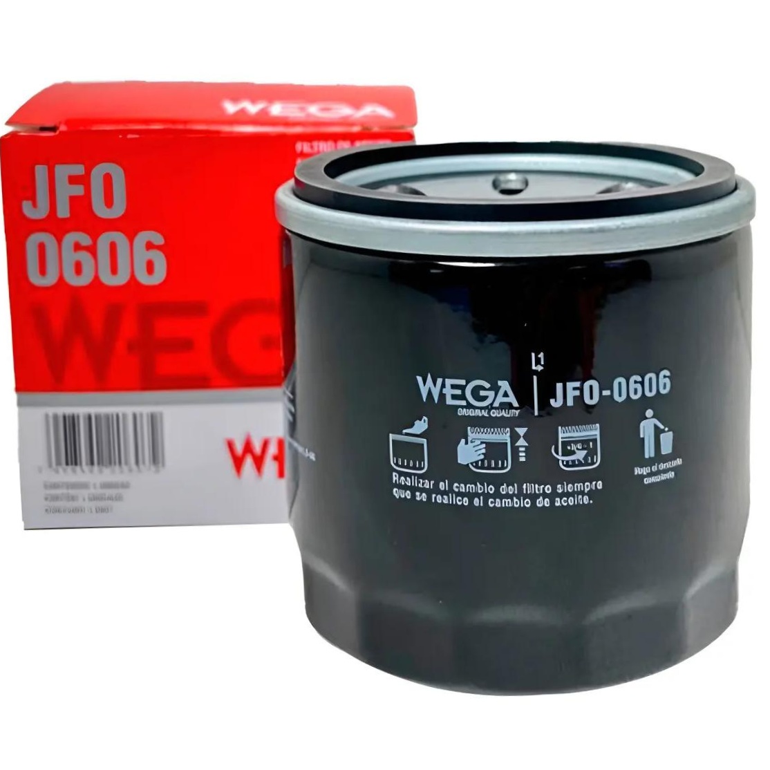Filtro de Óleo Lubrificante para Effa V21 e V25 - Wega - JFO-0606