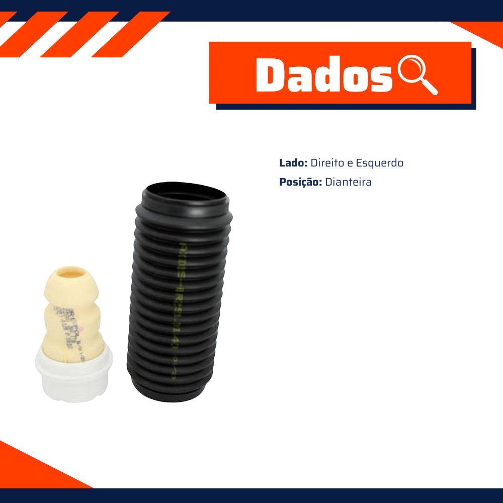 Kit Batente e Coifa Amortecedor Dianteiro para Fiat Doblo - Monroe Axios - LT90200