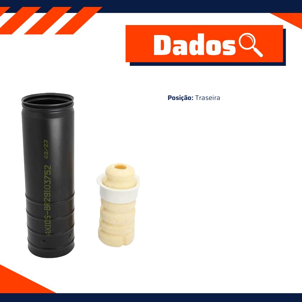 Kit Batente e Coifa para Amortecedor Traseiro - Monroe - LT90191