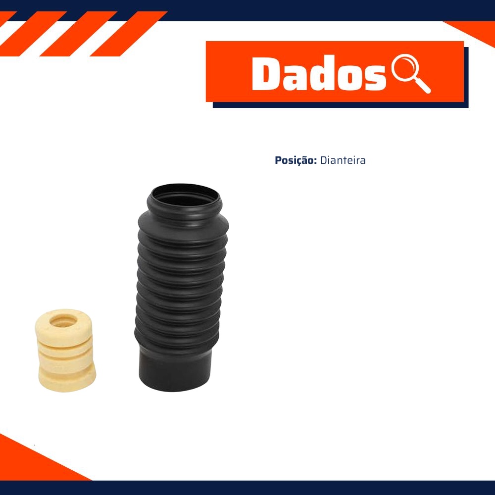 Kit Batente e Coifa para Amortecedor Dianteiro para Toyota Etios - Monroe Axios - LT90202