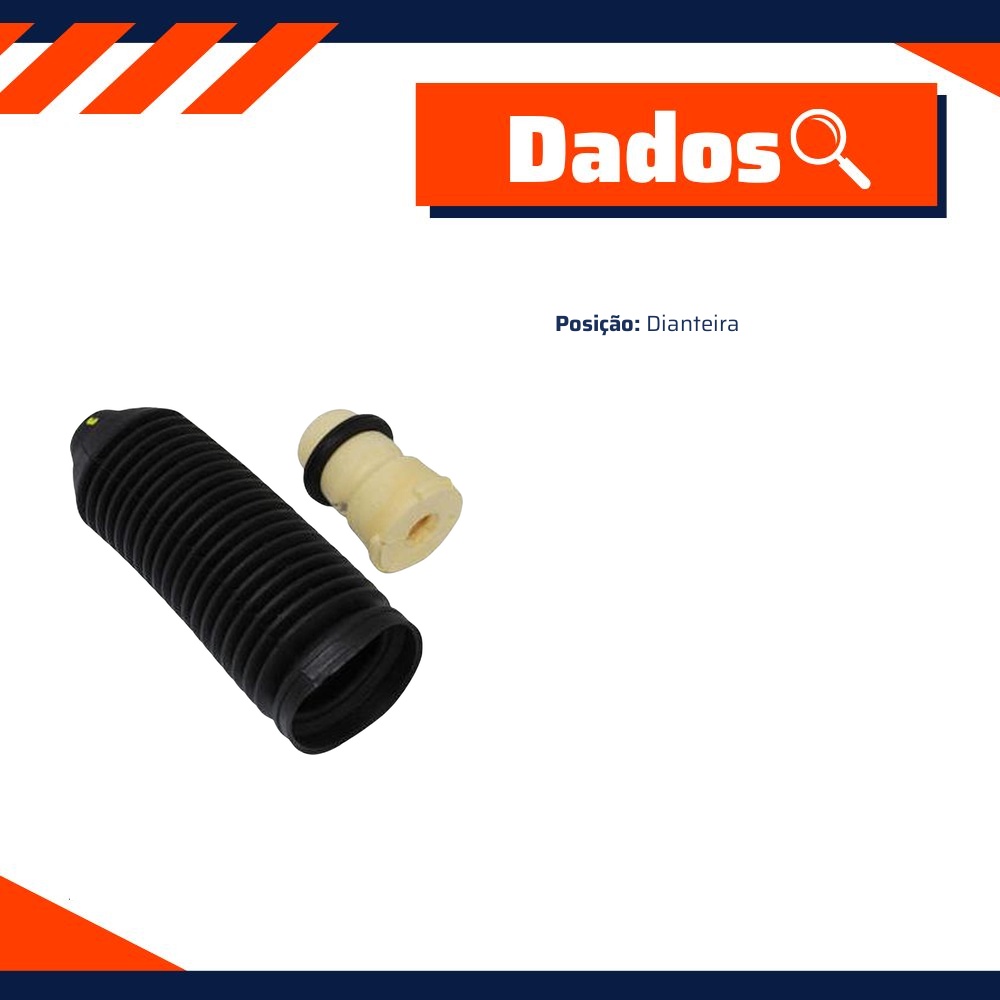 Kit Batente e Coifa para Amortecedor Dianteiro para Volkswagen Golf - Monroe Axios - LT90214