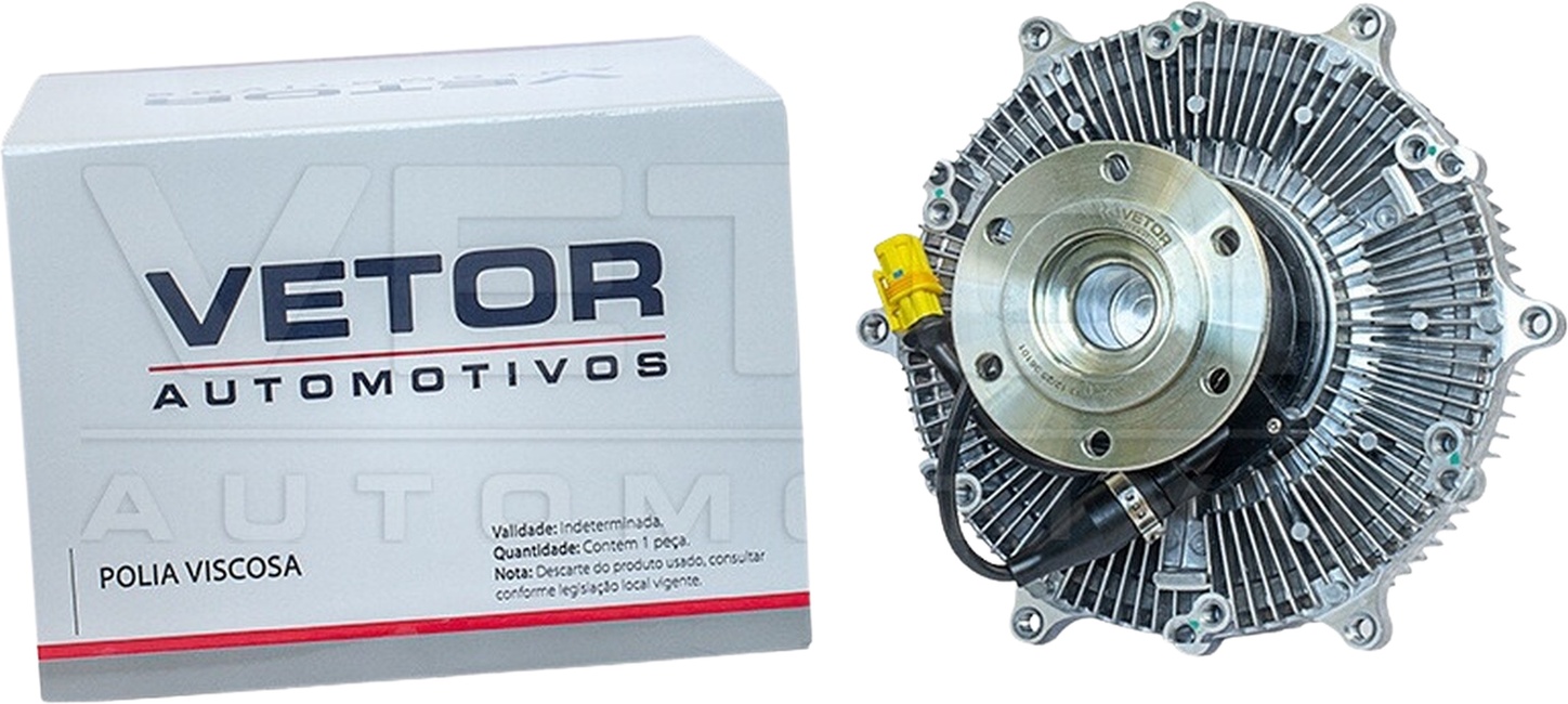 Polia Viscosa Térmica para Volkswagen 17.260 - Vetor - VPV083