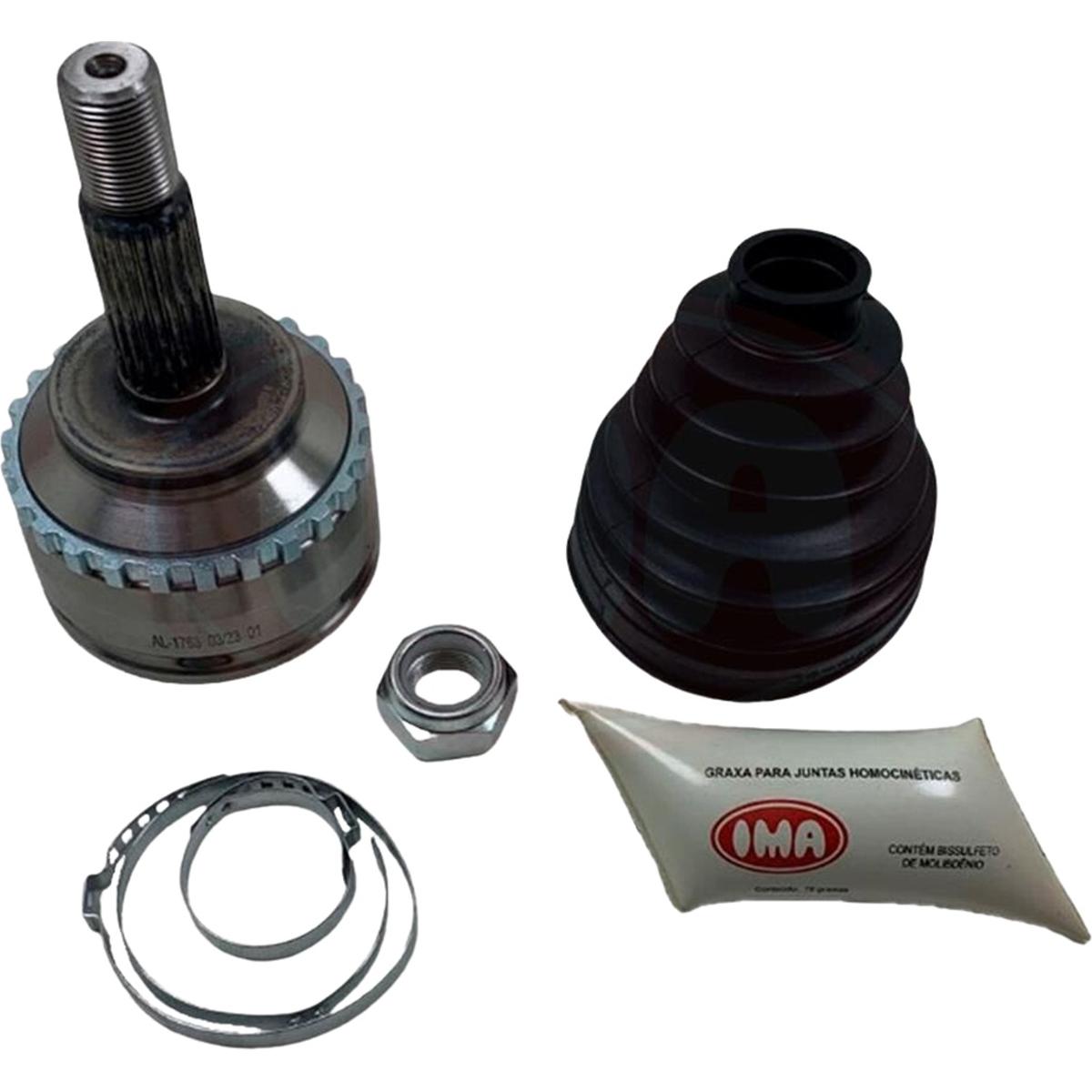 Ponteira Homocinética Esquerda com Sensor ABS para Renault Clio e Clio Sedan - IMA - AL-1763