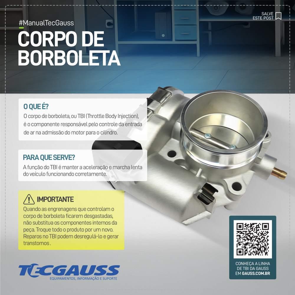 Corpo de Borboleta TBI - Gauss - GI7535