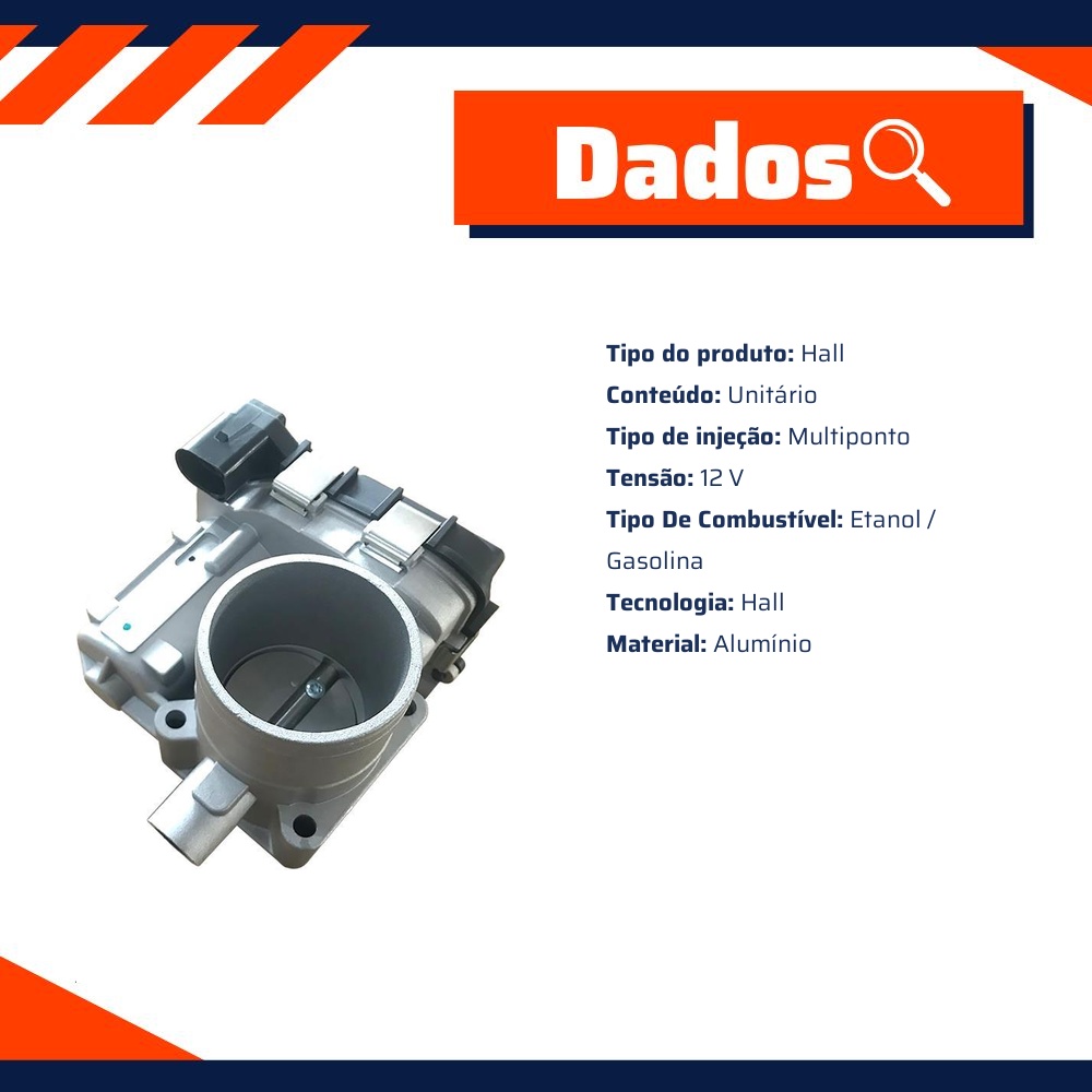 Corpo de Borboleta TBI - Gauss - GI7296