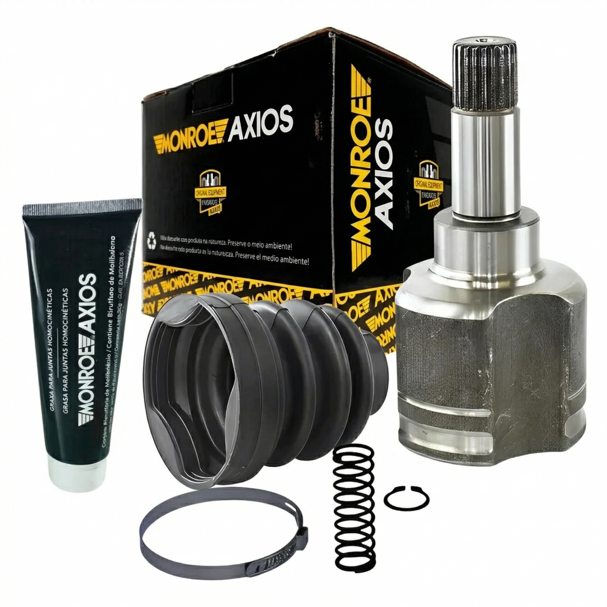 Tulipa com Trizeta Lado Esquerdo para Citroen C3 e Peugeot 206 - Monroe Axios - LT30218
