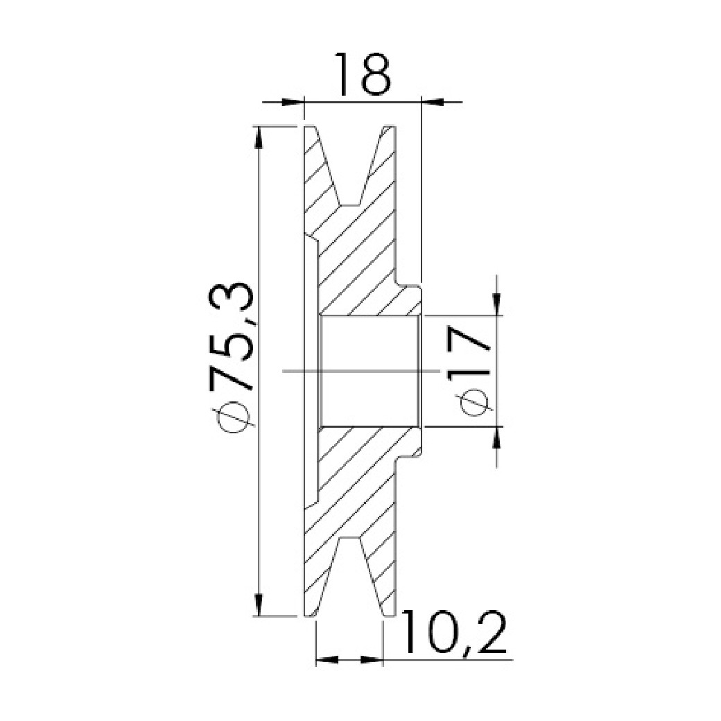 Polia para Alternador - Unifap - 3.352