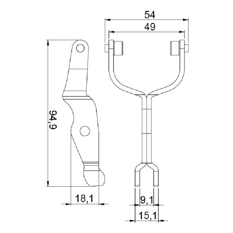 Garfo para Motor de Partida - Unifap - 4.431