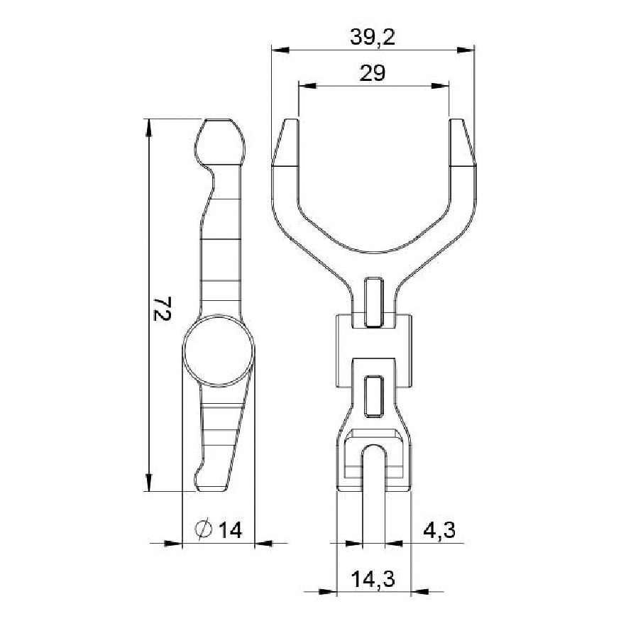 Garfo para Motor de Partida - Unifap - 4.441