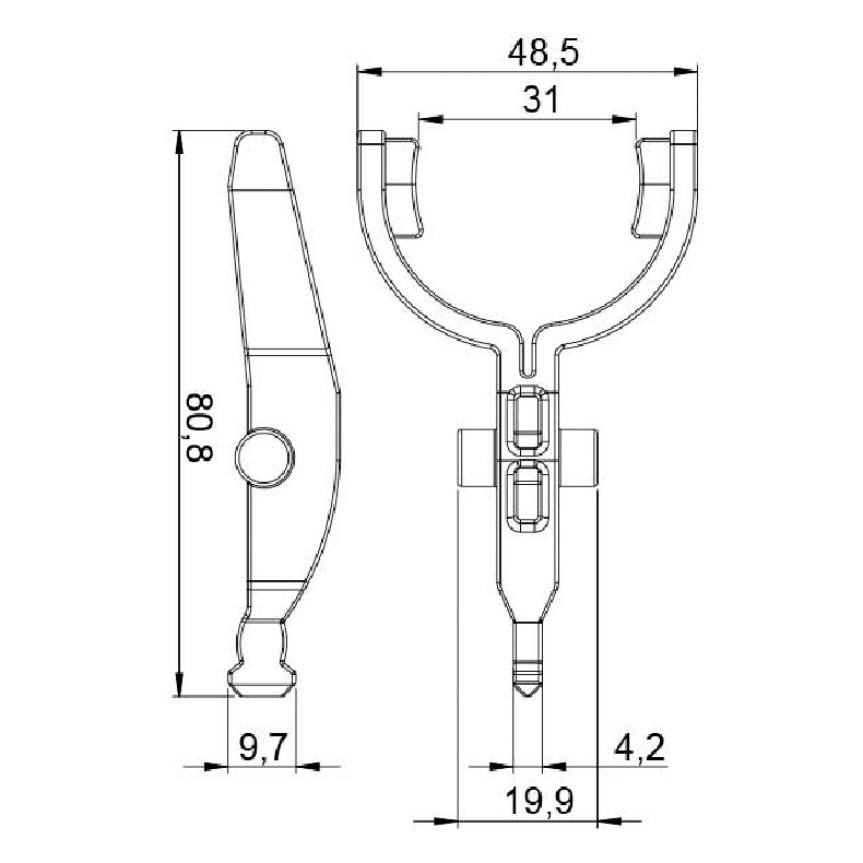 Garfo para Motor de Partida - Unifap - 4.451