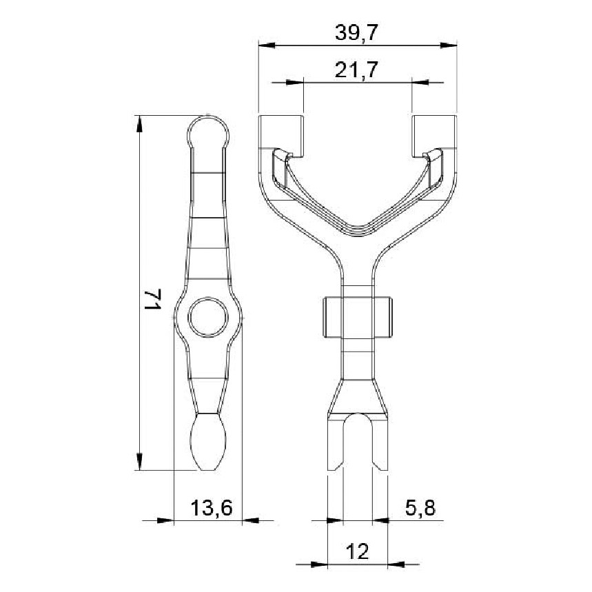 Garfo para Motor de Partida - Unifap - 4.453