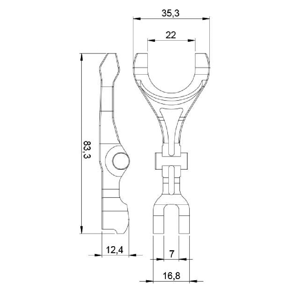 Garfo para Motor de Partida - Unifap - 4.455