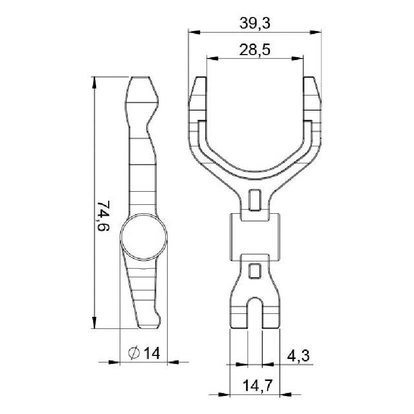 Garfo para Motor de Partida - Unifap - 4.458