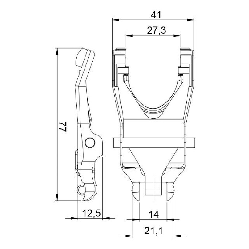 Garfo para Motor de Partida - Unifap - 4.460